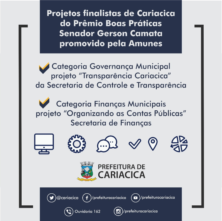 Projetos finalistas