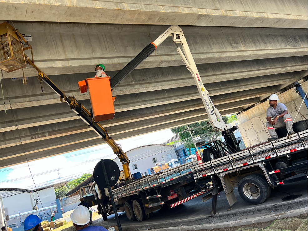 Com mais de 90% de obra concluída, viaduto Dona Rosa entra na fase de acabamento
