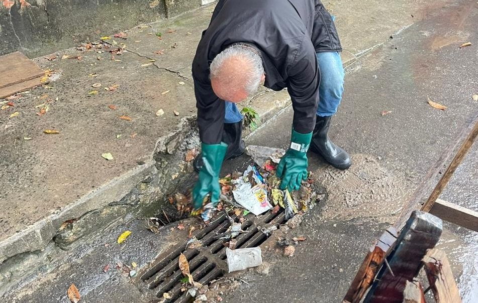Chuvas têm escoamento rápido em virtude do trabalho de limpeza em Cariacica