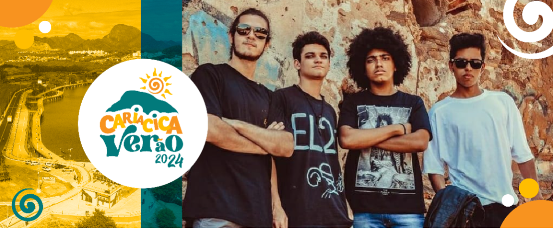 Cariacica Verão 2024: rock alternativo com a banda Elemento 26 agita a Nova Orla de Cariacica nesta sexta (12)