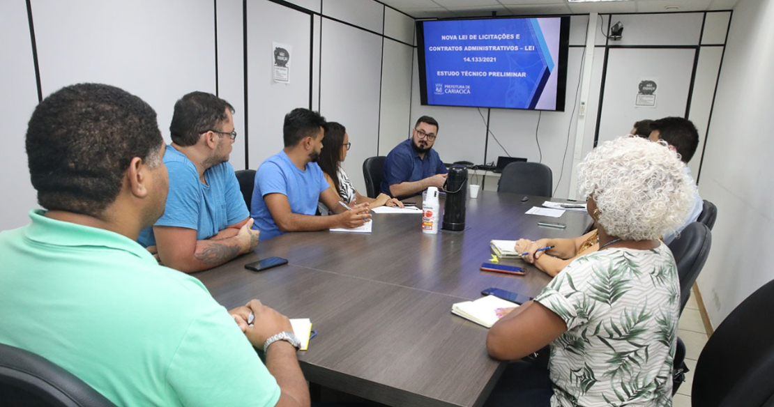 Servidores participam de capacitação sobre a Nova Lei de Licitações 