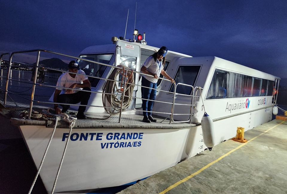 Aquaviário: viagens noturnas partindo de Cariacica começam no dia 29 de janeiro