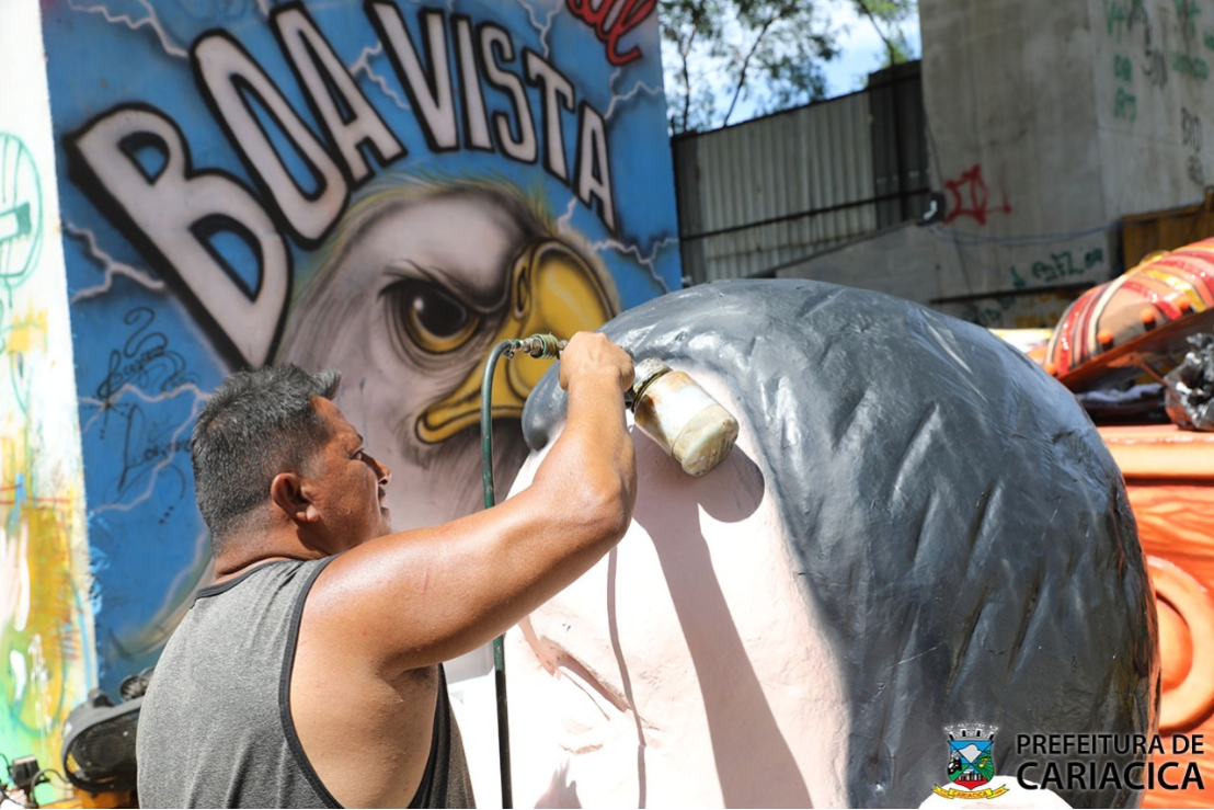 Carnaval 2024: últimos preparativos para a Boa Vista brilhar no Sambão do Povo neste sábado (3)