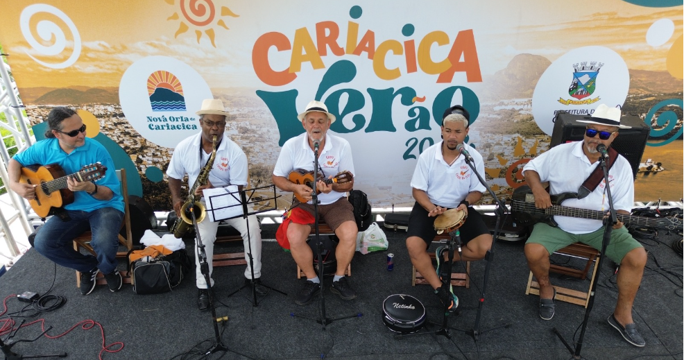 Cariacica Verão 2024:  grupo Chorinho da Ilha foi atração deste domingo na Nova Orla
